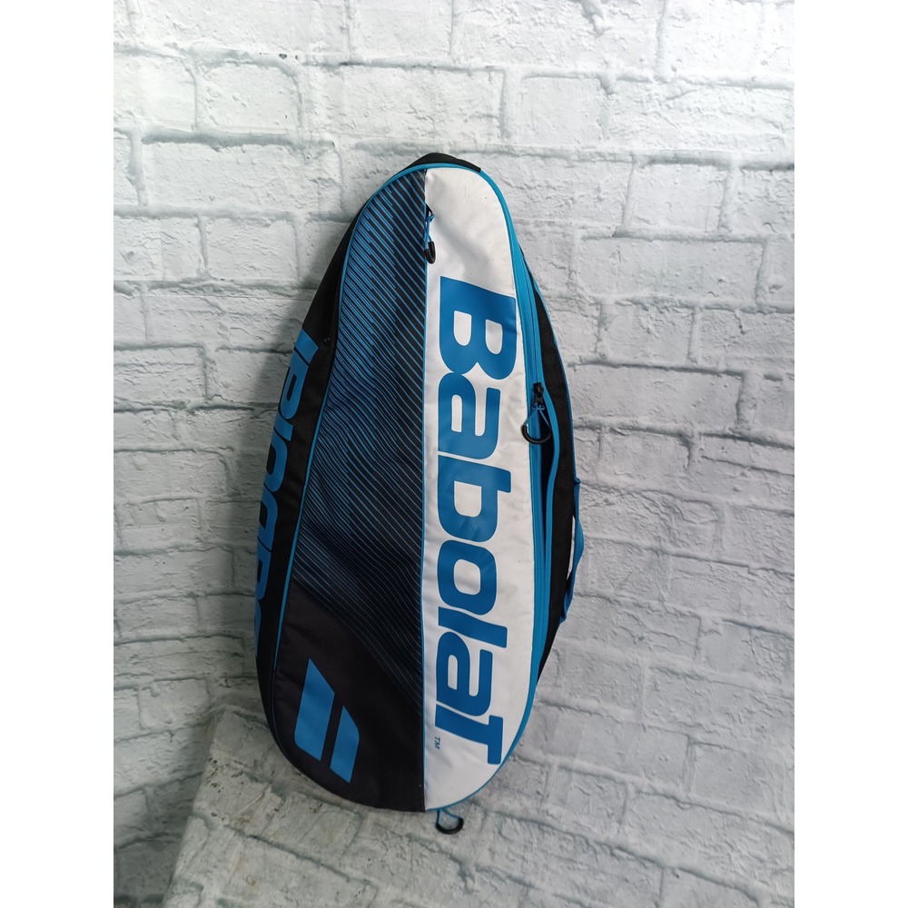 Babolat Play Tennis Racquet Bag Blue Black White Single Racket Cover Case